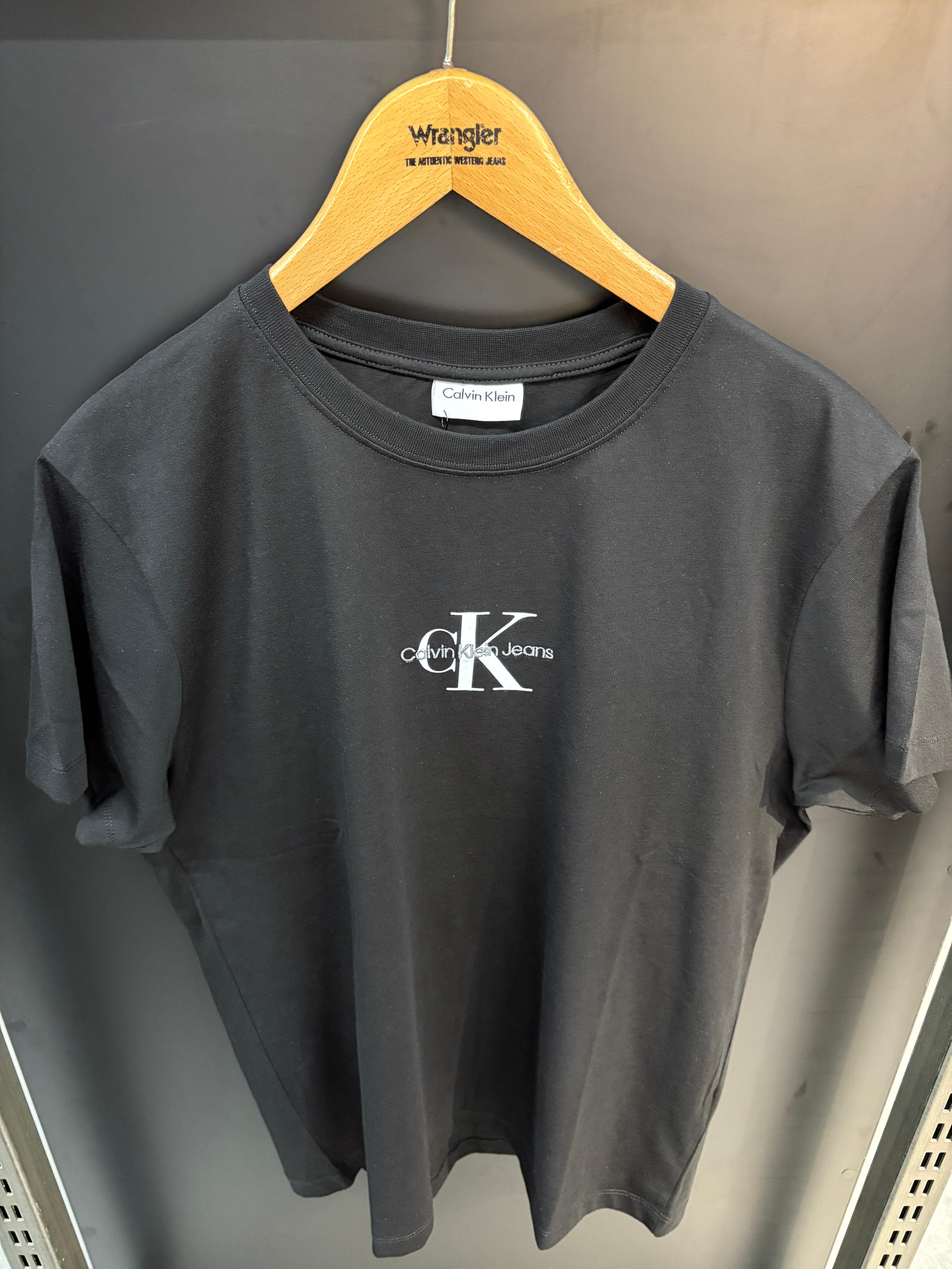 Ck Tişört İkonik Logo Bisiklet Yaka 7172