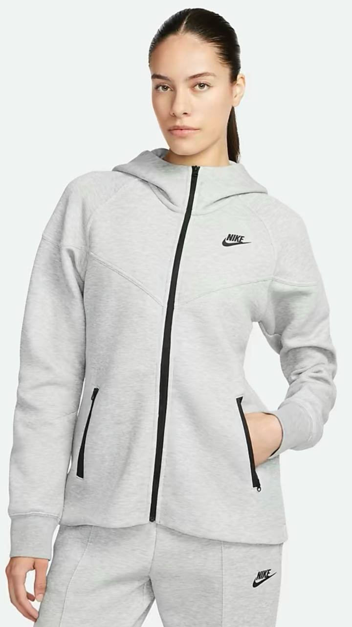 Nke Sportswear Tech Fleece Windrunner Full-Zip Hooded SS25 Kadın Sweatshirt FB8338-010