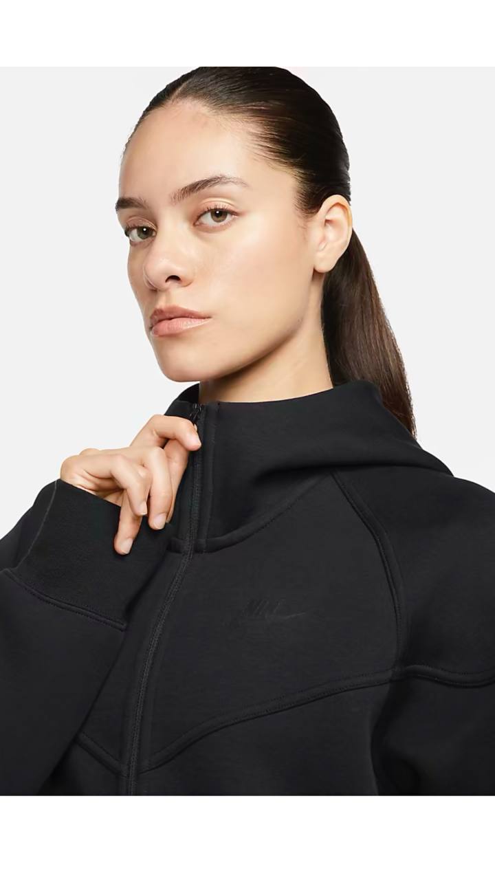 Nke Sportswear Tech Fleece Windrunner Full-Zip Hooded SS25 Kadın Sweatshirt FB8338-010