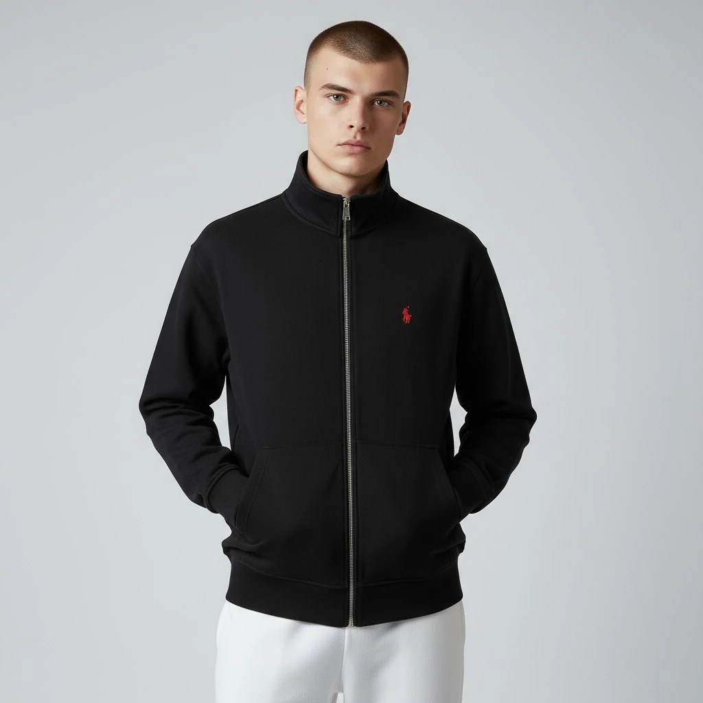 Polo Ralph Lauren Fırçalı Tam Fermuarlı