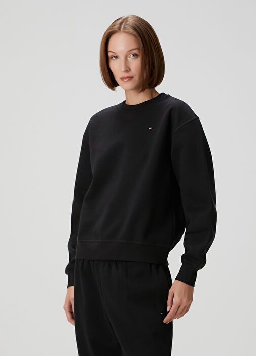 Tommy Hilfiger Bisiklet Yaka Qbew07 Sweatshirt