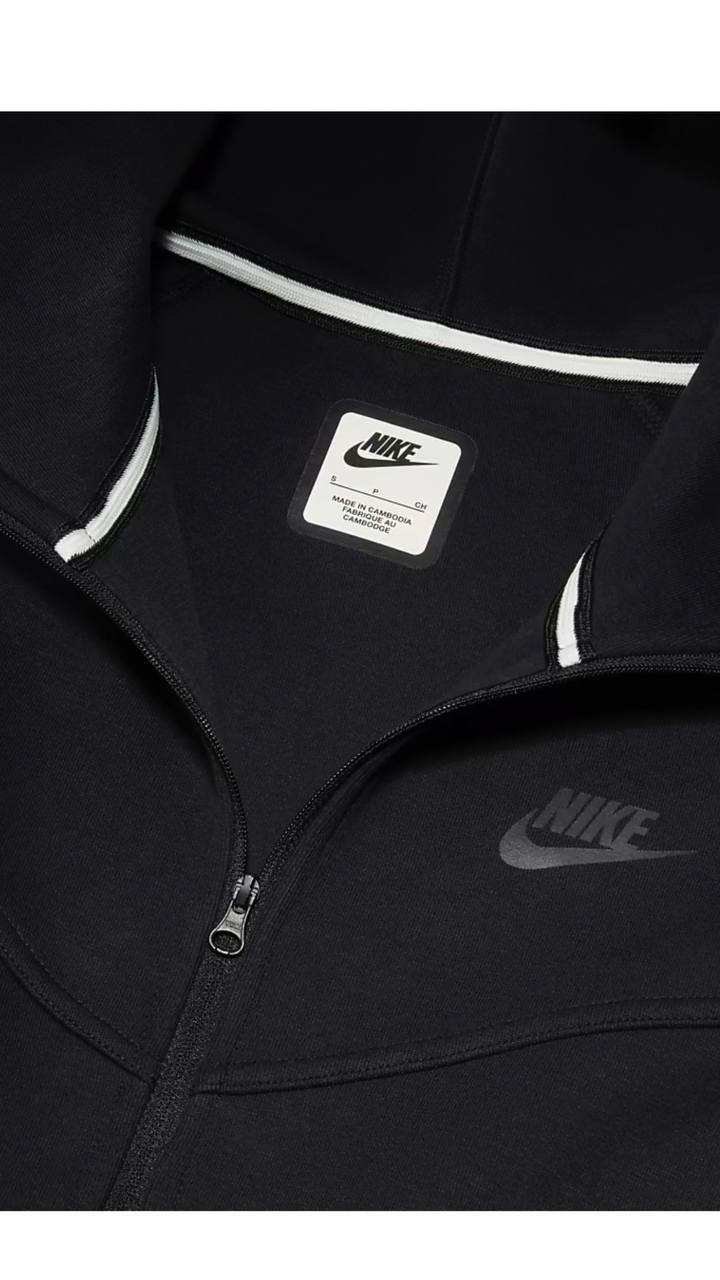 Nke Sportswear Tech Fleece Windrunner Full-Zip Hooded SS25 Kadın Sweatshirt FB8338-010