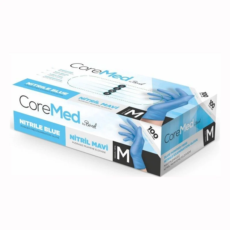 Coremed Nitril Pudrasız Muayene Eldiveni