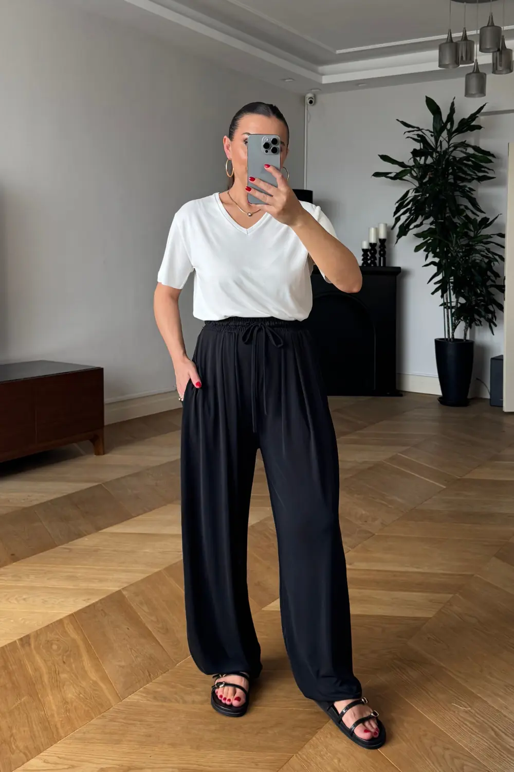 Modal Şalvar Kadın Pantolon