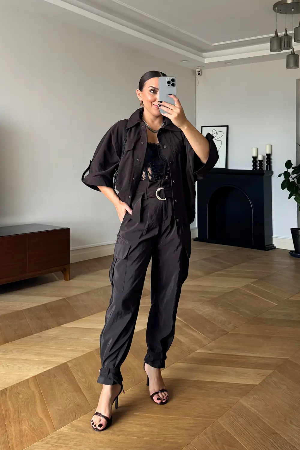 Çıtçıtlı Kadın Bomber Ceket