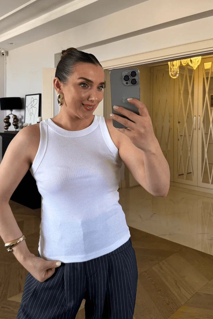 Halter Yaka Basic Kadın Atlet