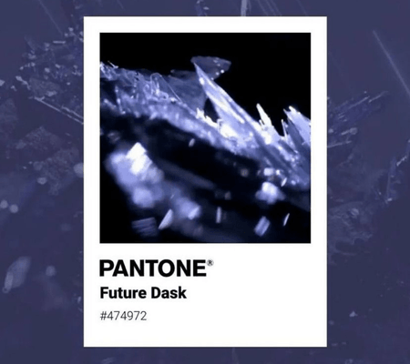 Bu senenin trend renkleri:  Pantone Future Dusk