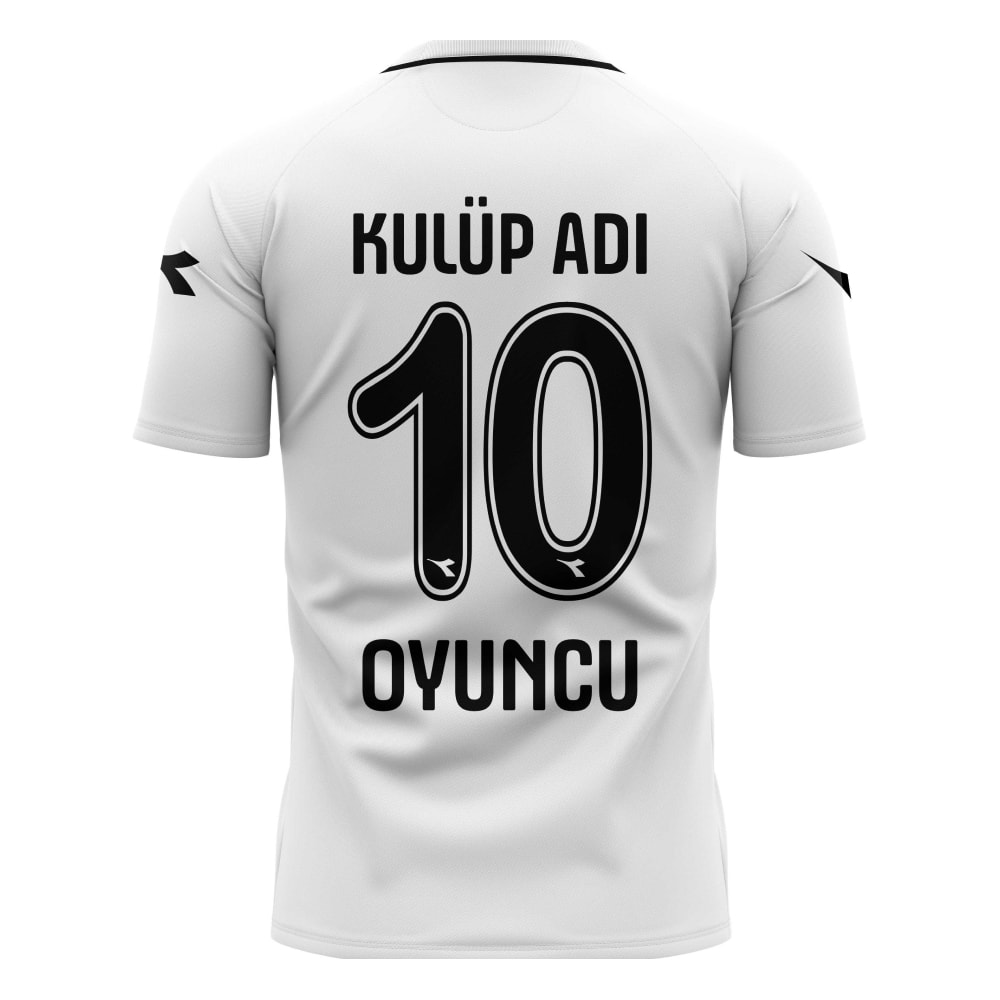 Oppa Tek Üst Futbol Forma - beyaz