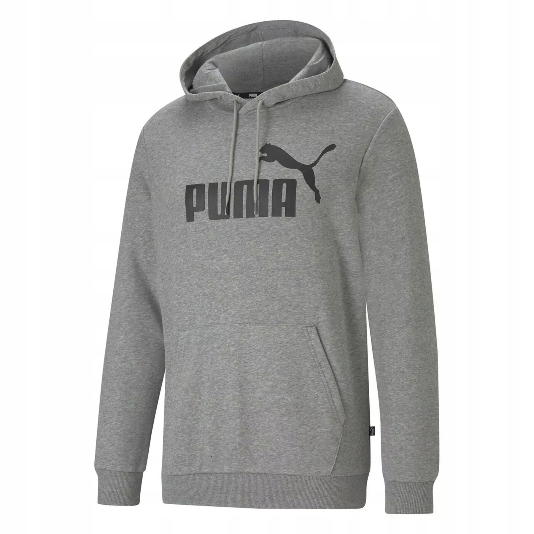 Puma Ess Big Logo Hoodie Unisex Kapüşonlu Sweatshirt Gri