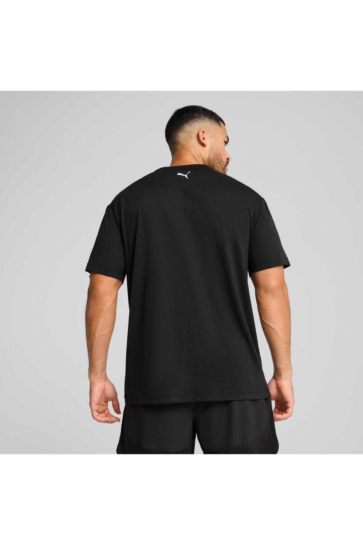 -Puma M GRAPHICS TRAIN RELAXED TEE Spor T-Shirt