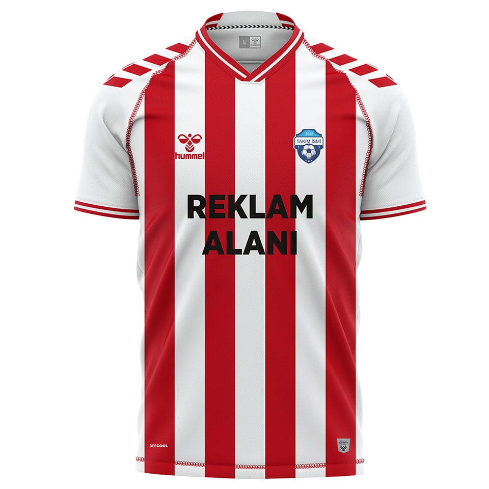 Line Elegance Profesyonel Futbol Forma - beyaz