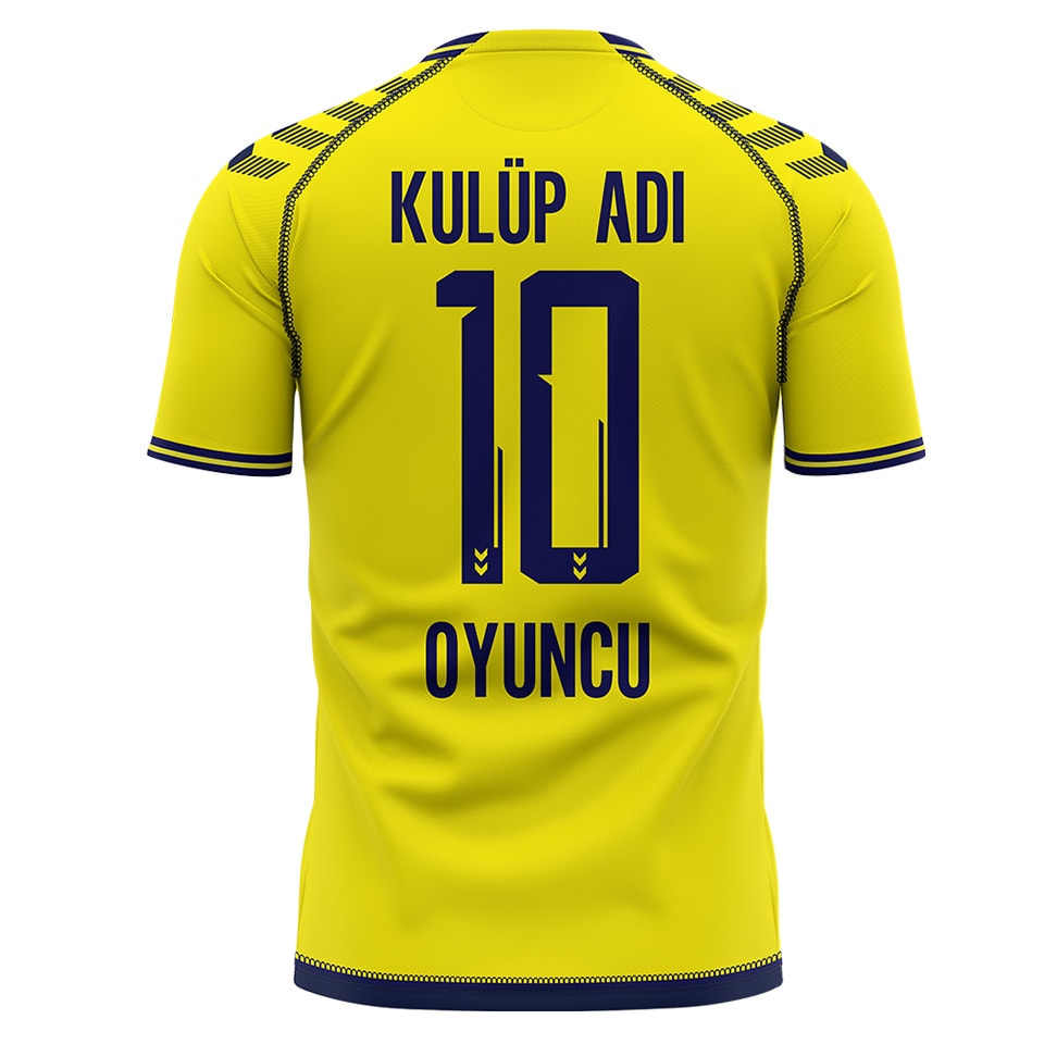 Line Elegance Profesyonel Futbol Forma - sarı-lacivert