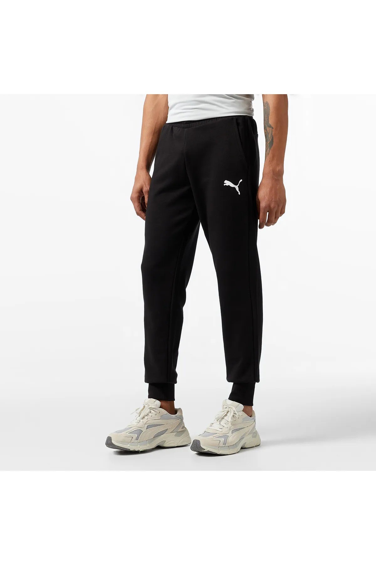 Puma Essential Logo Erkek Siyah Eşofman Altı