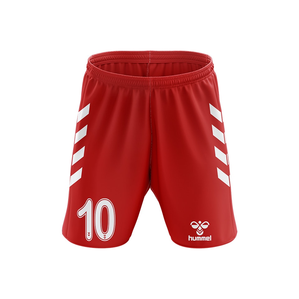 Elegance Futbol Şortu - kırmızı