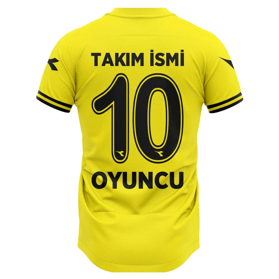 Vela Elite Tek Üst Futbol Forması - sarı siyah