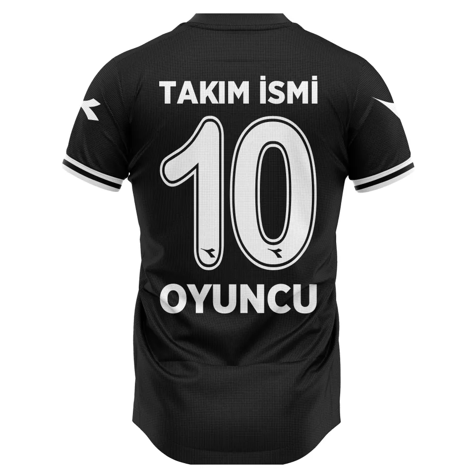 Dore Elite Tek Üst Futbol Forma - Siyah
