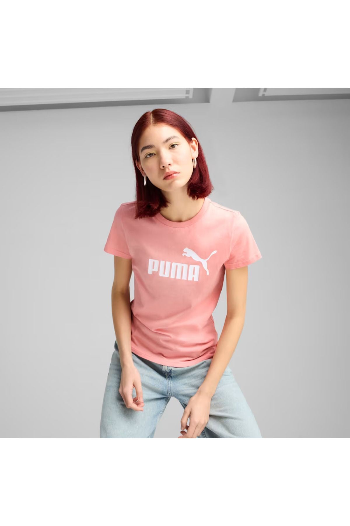 -Puma ESS No. 1 Logo Tee Kadın T-shirt