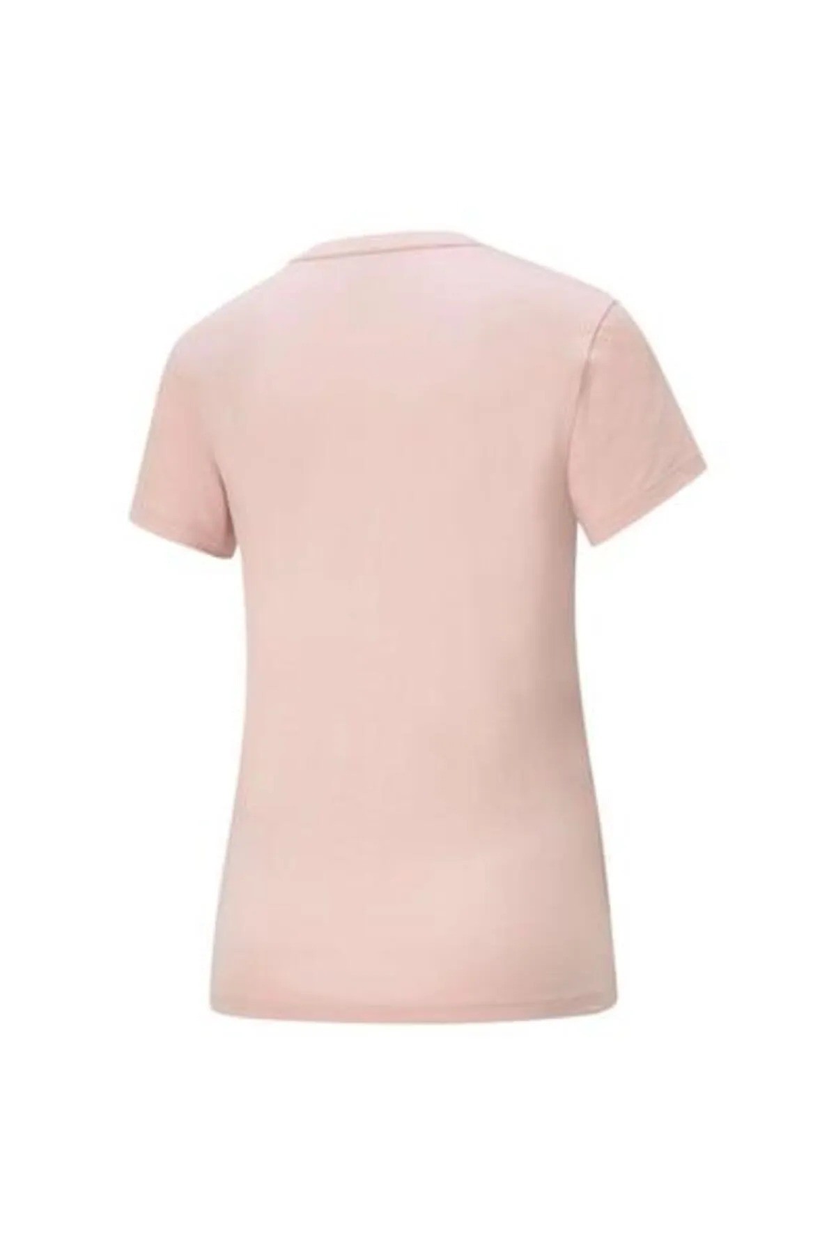 PUMA ESS Logo Tee-Bridal Rose Kadın T-shirt