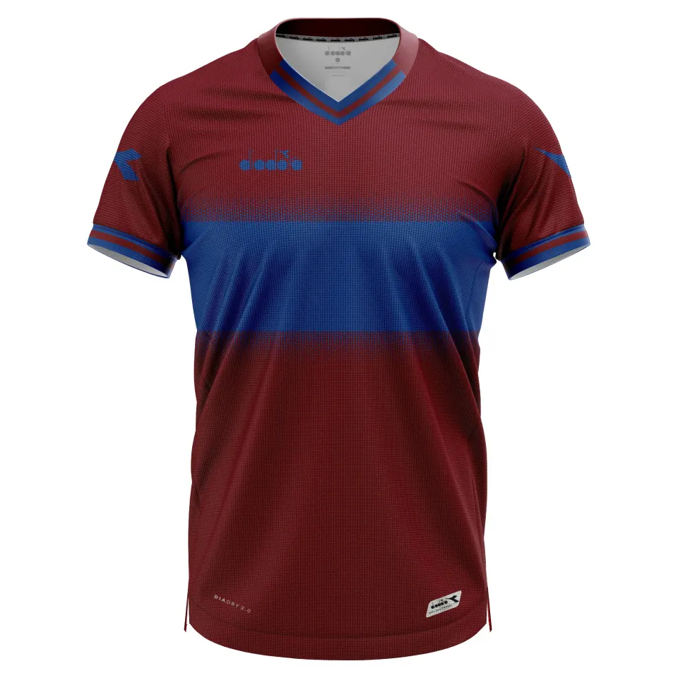 Tino Elite Tek Üst Futbol Forması - bordo mavi