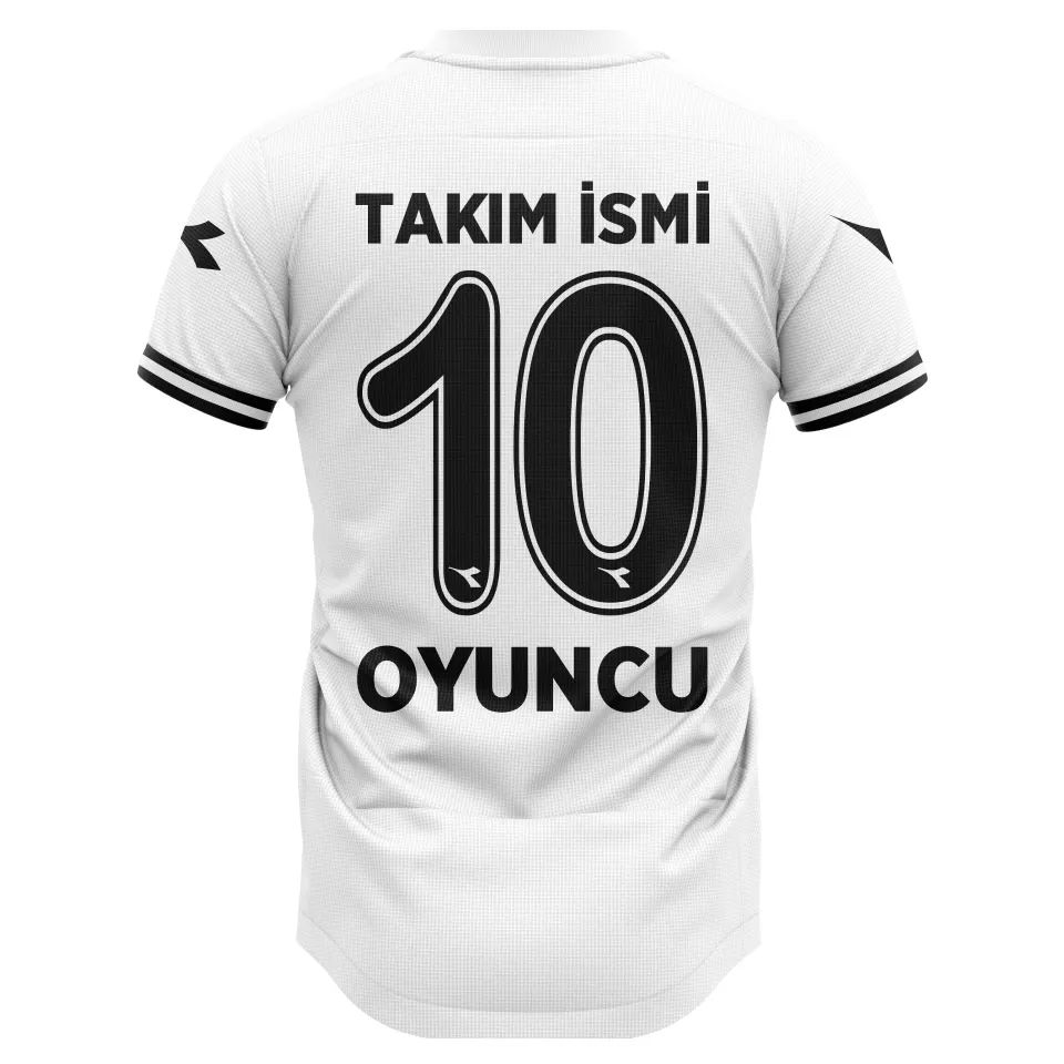Alfa Elite Tek Üst Futbol Forma - Beyaz