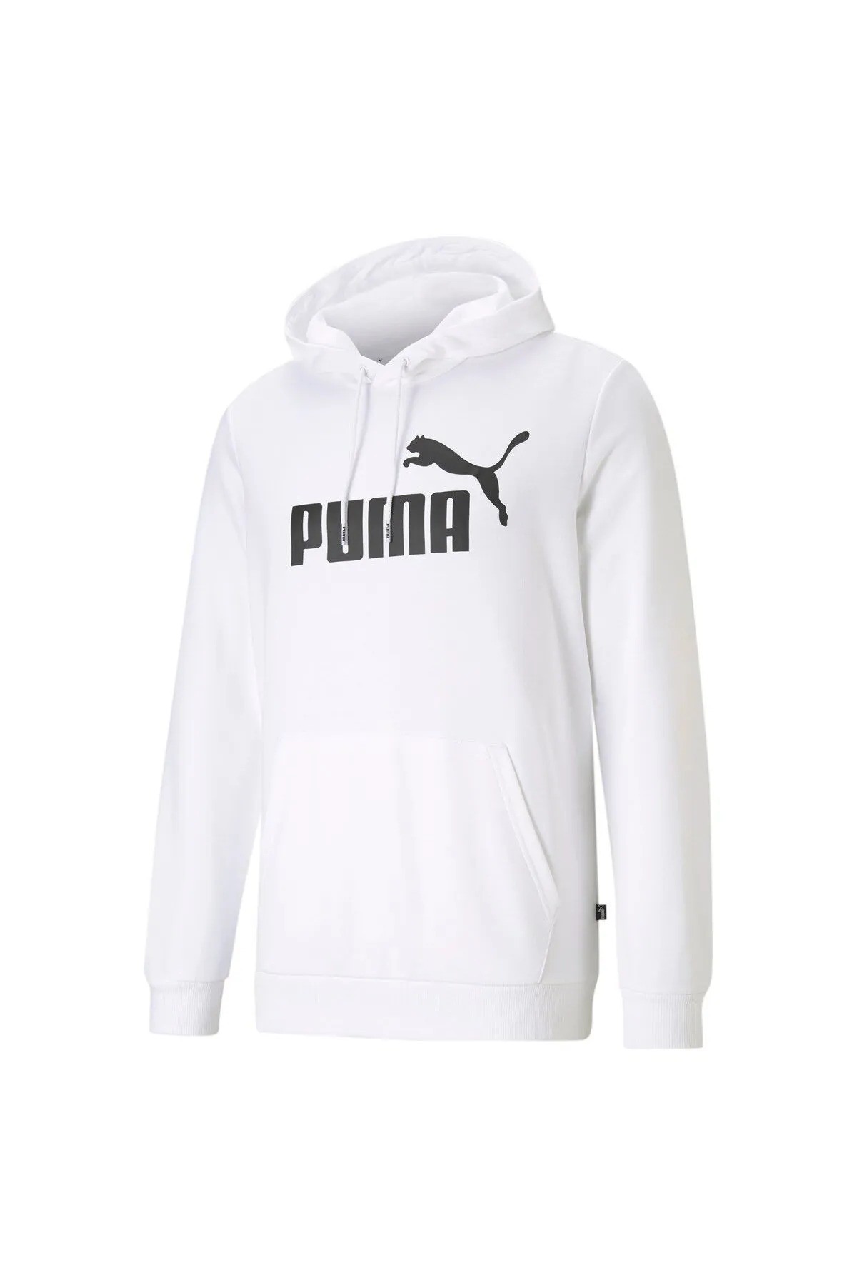 PUMA Ess Big Logo Hoodie Unisex Beyaz Günlük Stil Sweatshirt