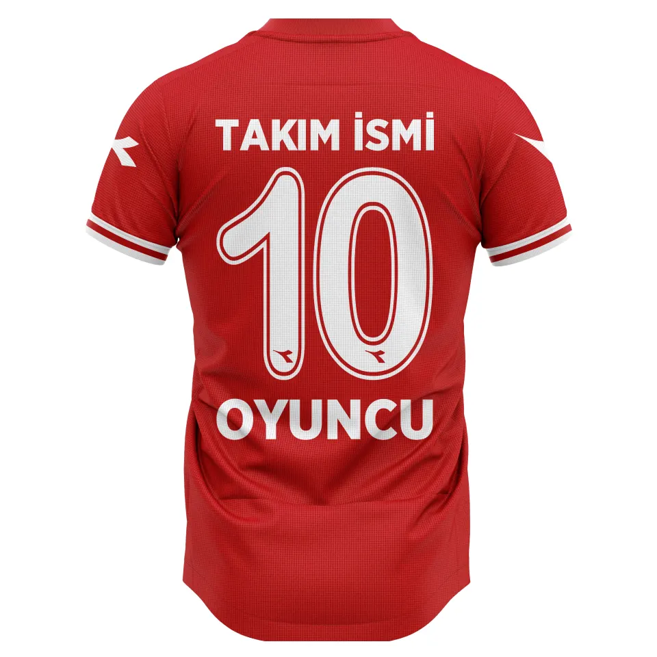Alfa Elite Tek Üst Futbol Forma - Kırmızı