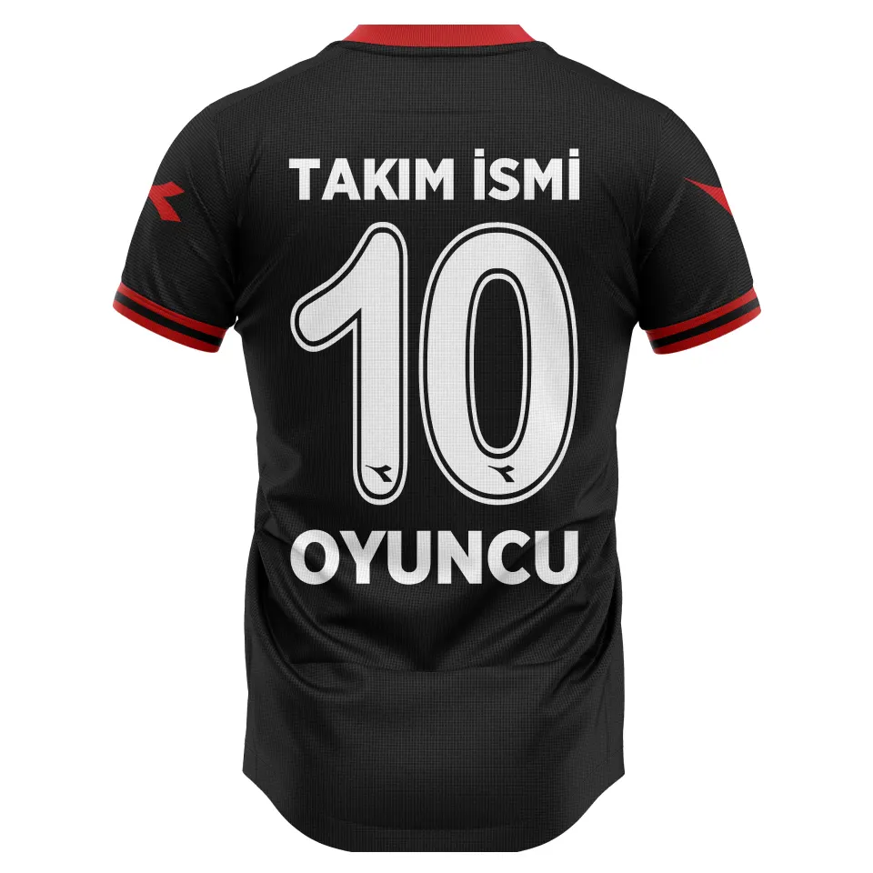 Alfa Elite Tek Üst Futbol Forma - Siyah