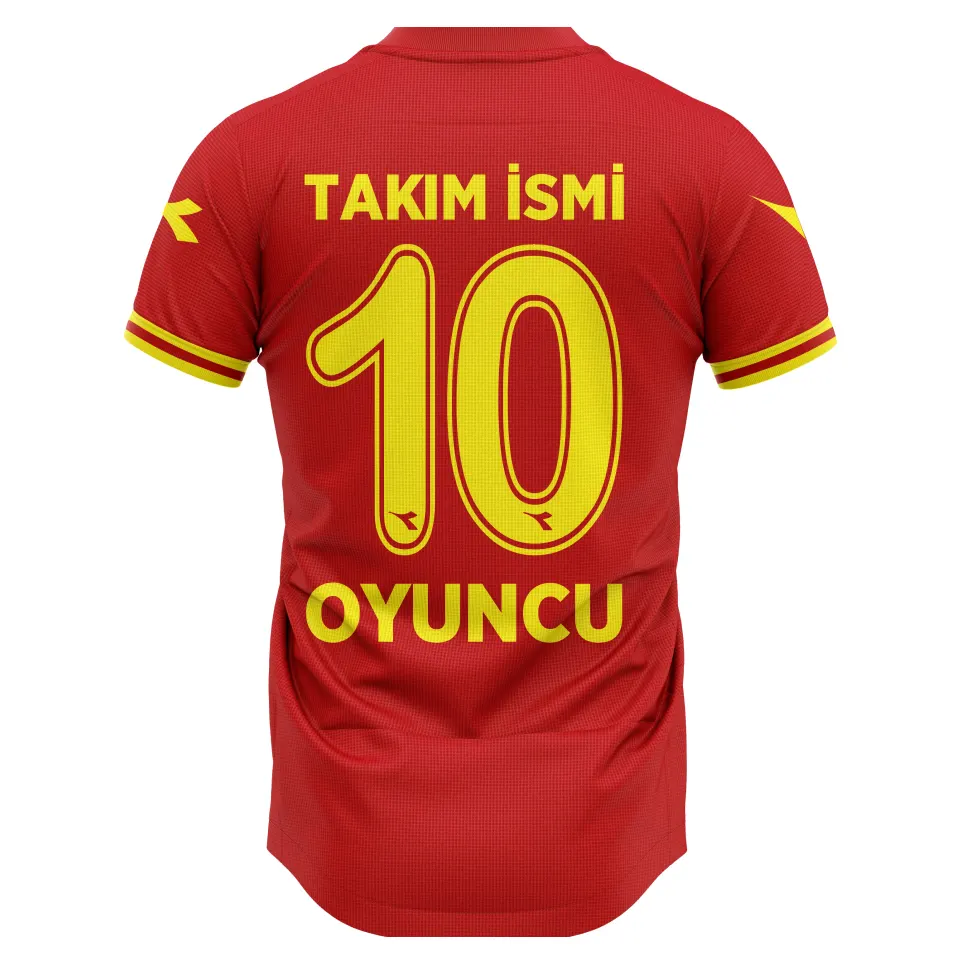 Tino Elite Tek Üst Futbol Forması - sarı kırmızı