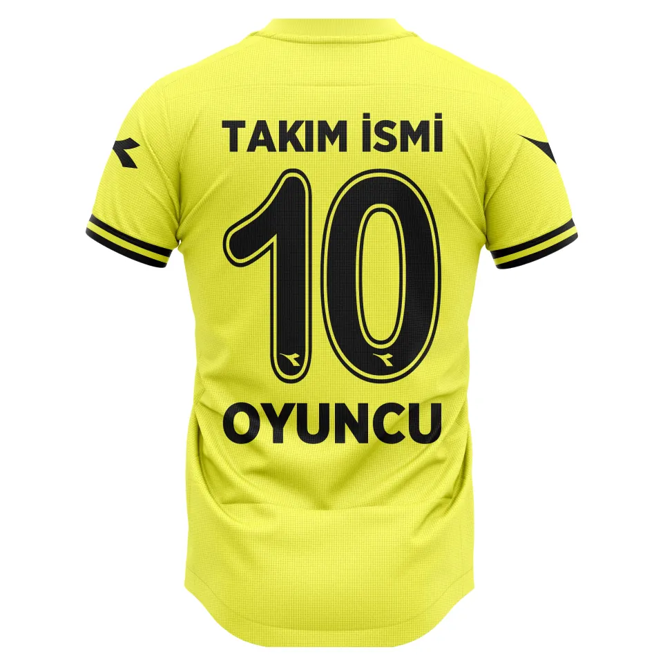 Alfa Elite Tek Üst Futbol Forma - Sarı