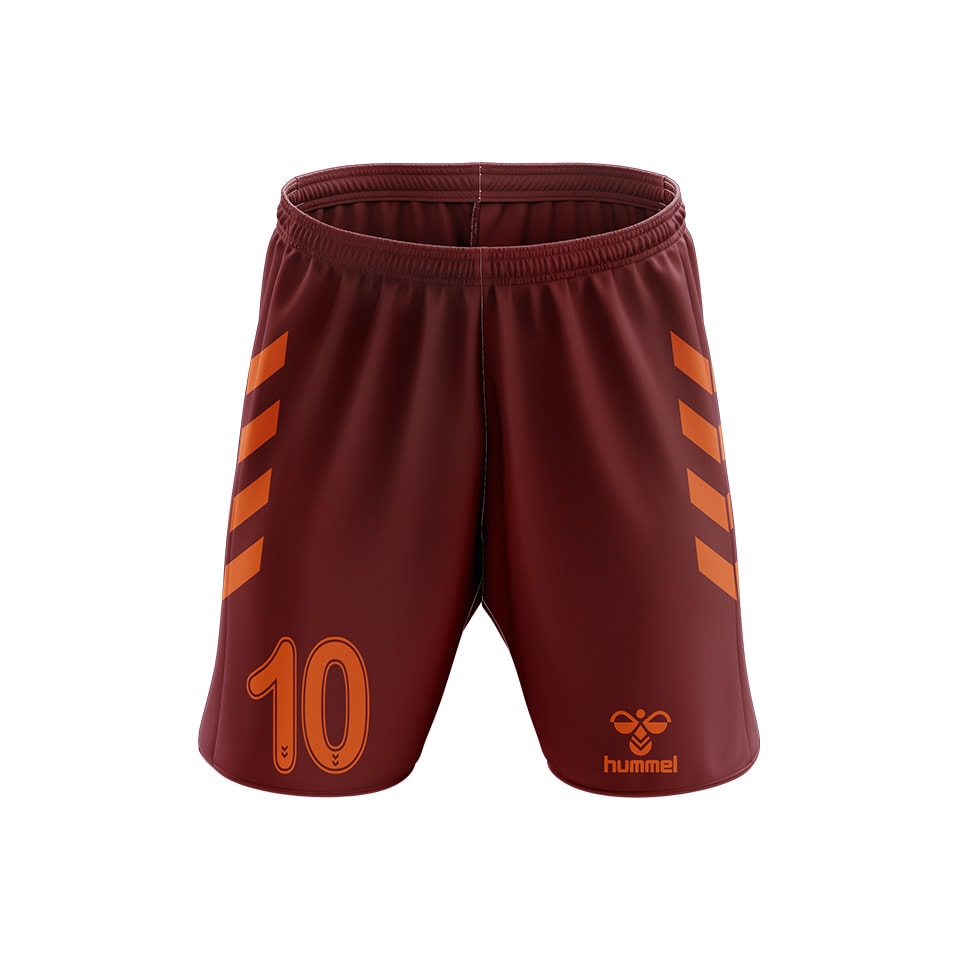 Elegance Futbol Şortu - bordo