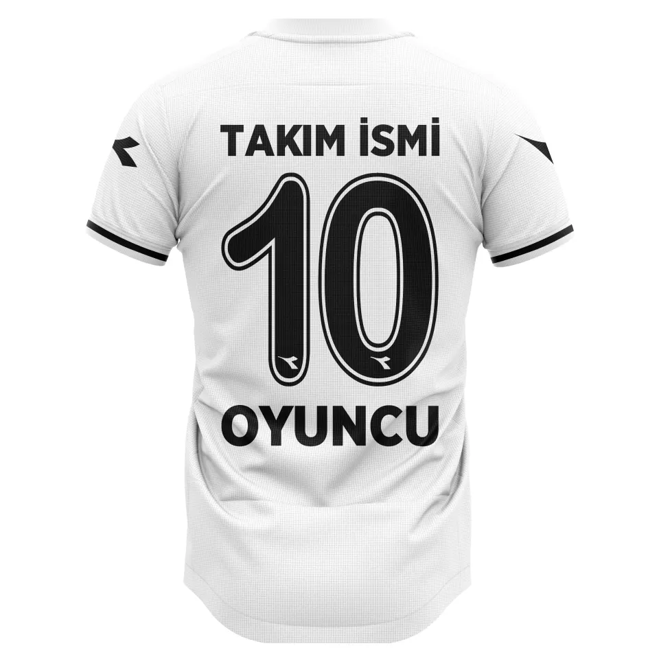 Vela Elite Tek Üst Futbol Forması - siyah beyaz