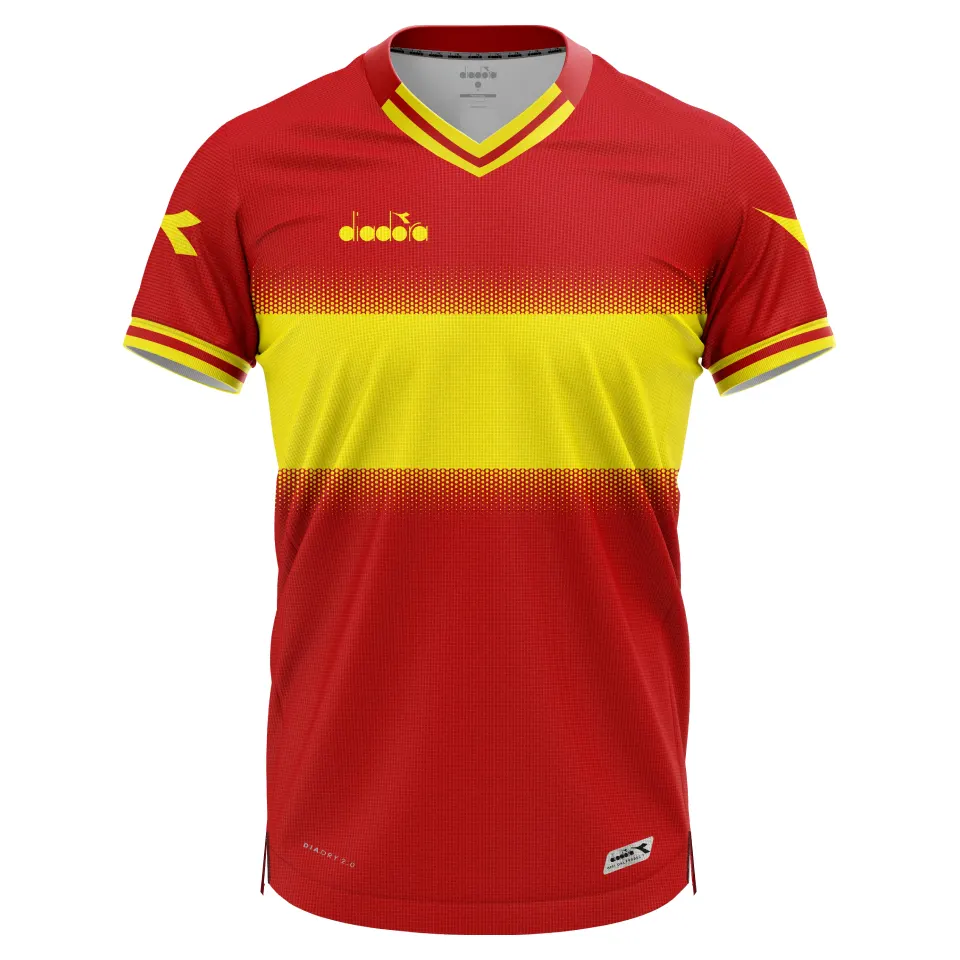 Tino Elite Tek Üst Futbol Forması - sarı kırmızı