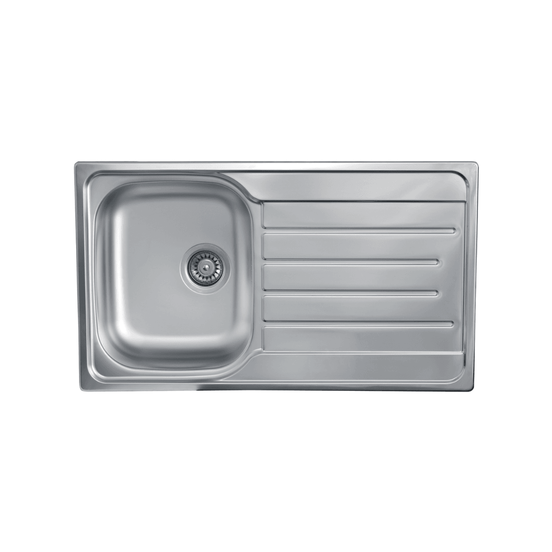 Dorian_860 I5086.MR 50x86cm Tek Gözlü Düz Tezgah Üstü Sağ Damlalıklı Eviye