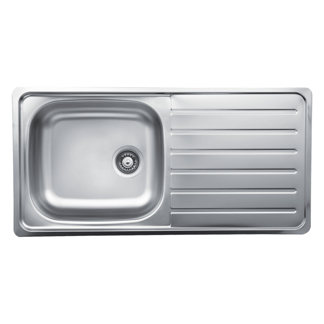 Dorian 10_100 I5010.MR 50x100cm Tek Gözlü Düz Tezgah Üstü Sağ Damlalıklı Eviye