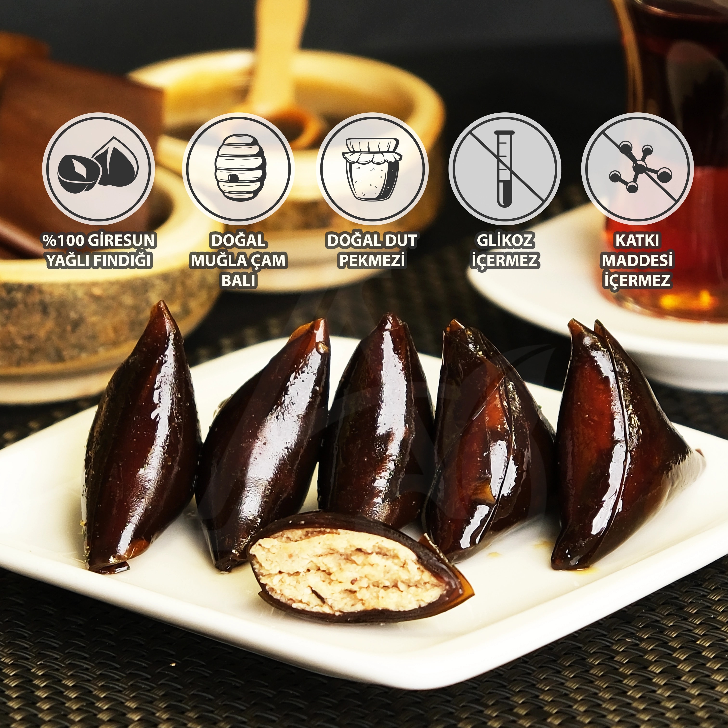 Asel Sade Fındık Ezmeli Muska