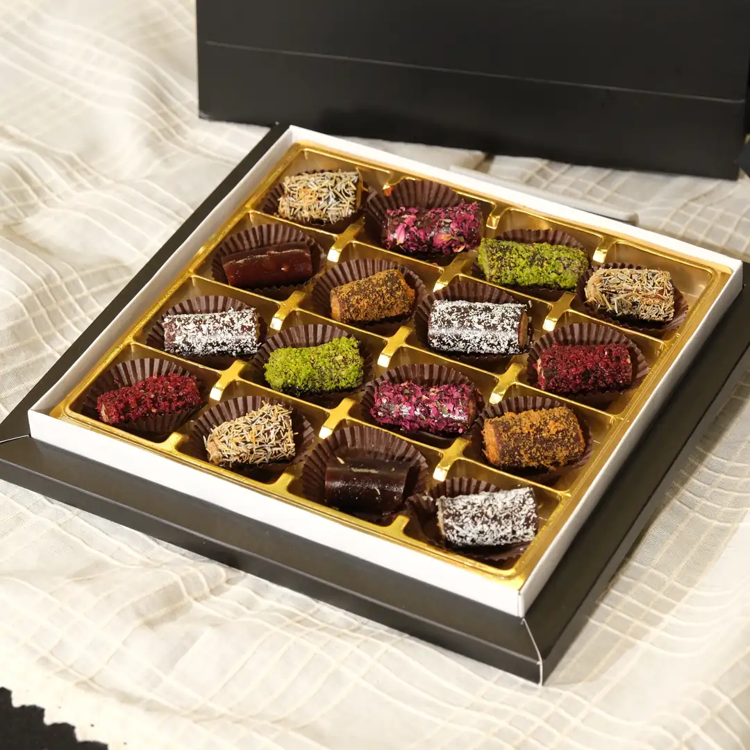 Asel 16 Gözlü Tek Yataklı 220 Gr Hediyelik Kutu