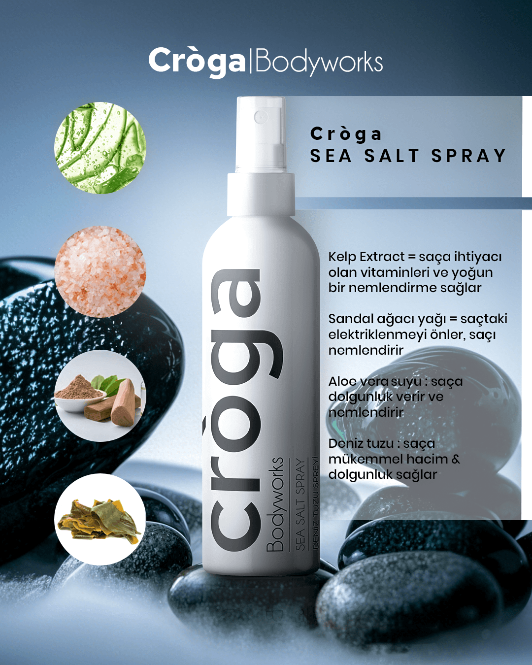 Sea salt spray (deniz tuzu spreyi) 200ML