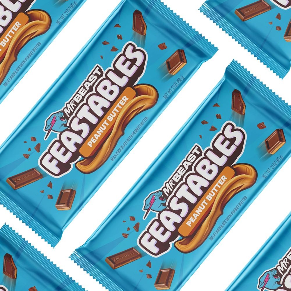 2'li Peanut Mr Beast Feastables Çikolatası