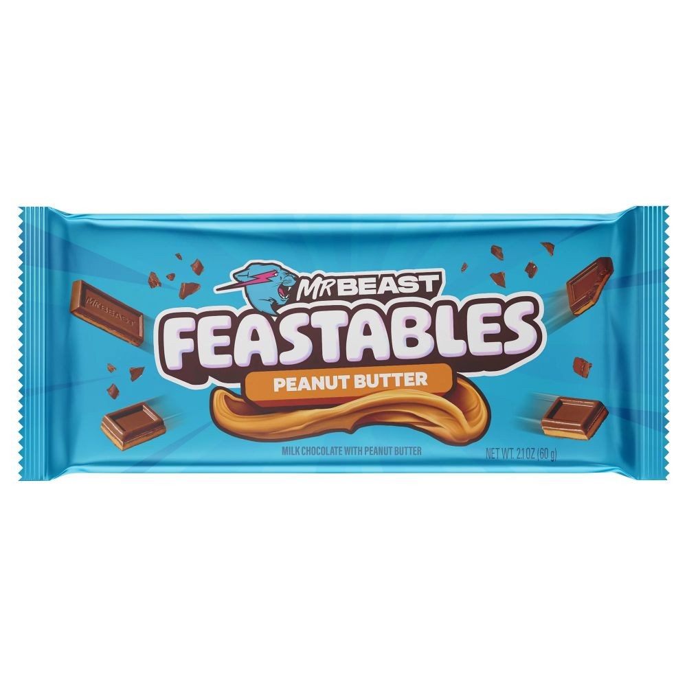 2'li Peanut Mr Beast Feastables Çikolatası