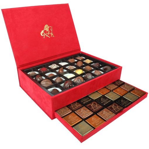 GODİVA ÇİKOLATA ROYAL ORTA RED KUTUSU: ZARİF VE LEZİZ
