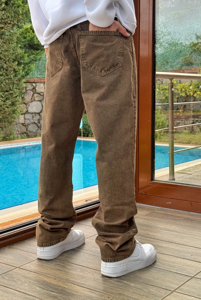 Kahverengi Baggy Pantolon