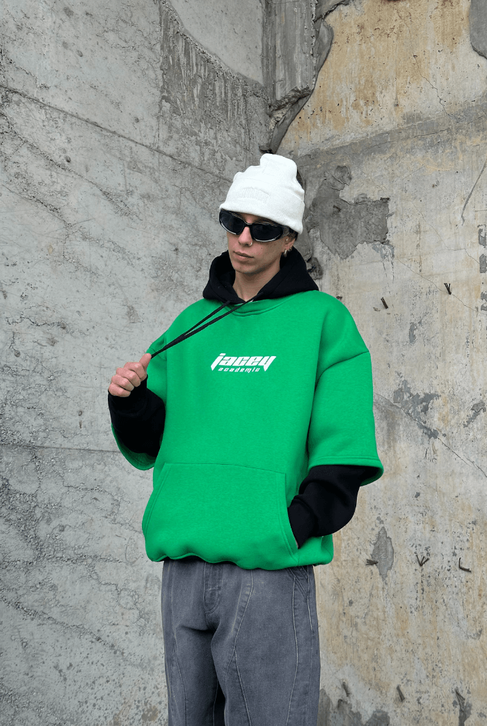 Çift Katlı Oversize Hoodie