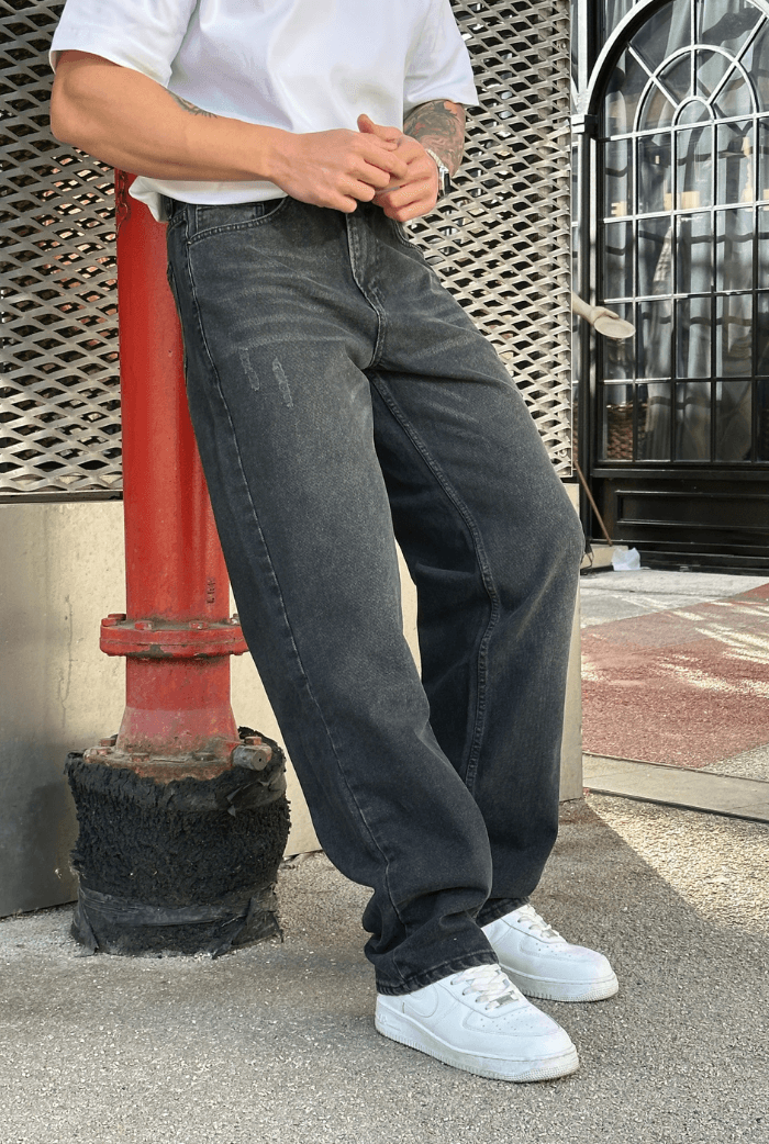 Antrasit Baggy Pantolon
