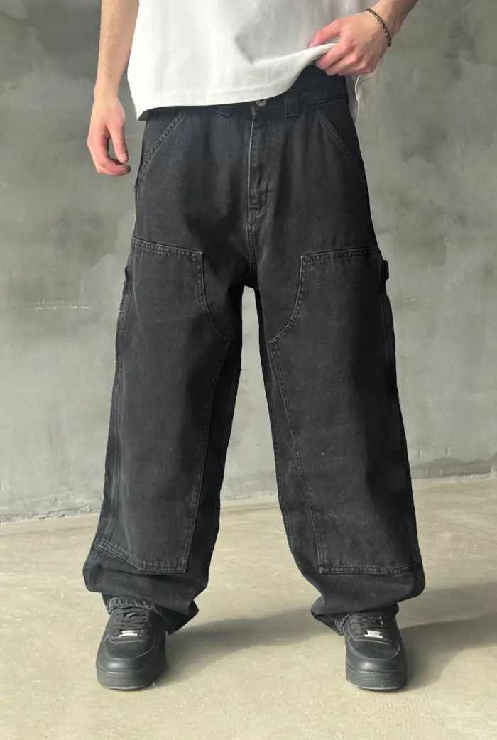 Super Baggy Patch Detay Pantolon