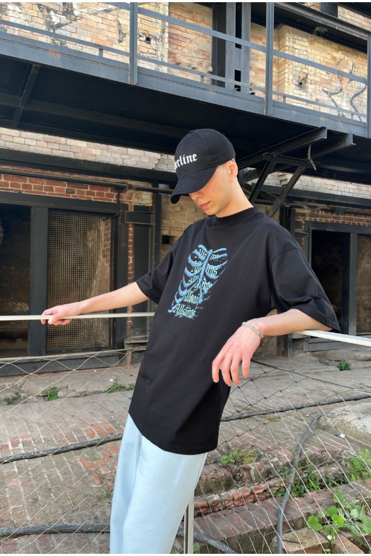 Allsaints Black Oversize T-shirt