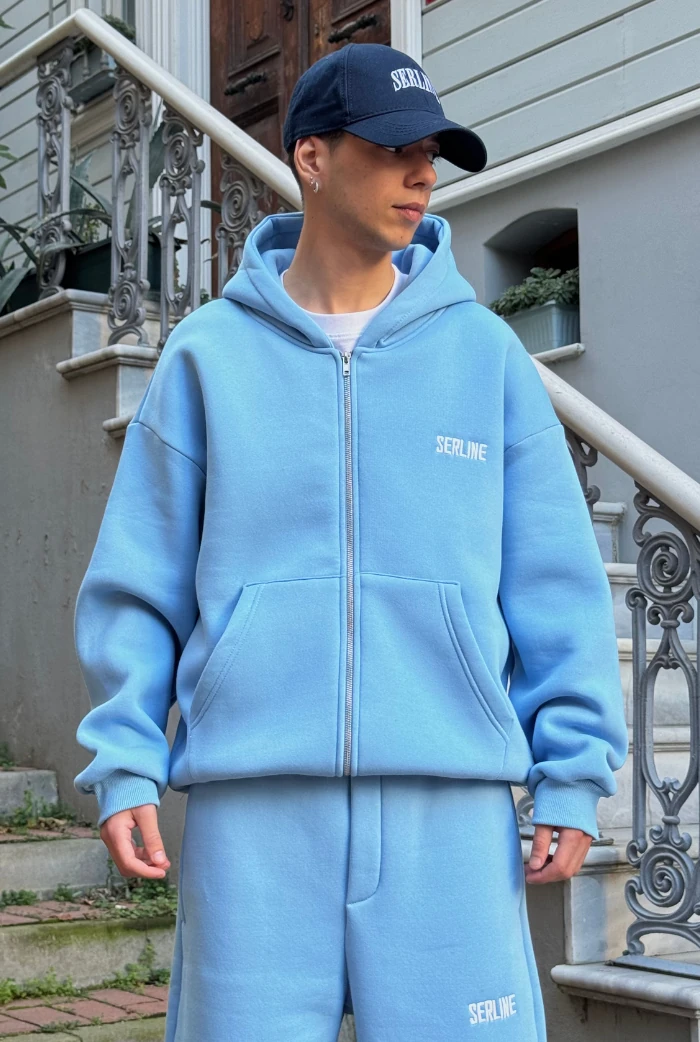 Serline Premium Oversize Zip - Bebe Mavisi