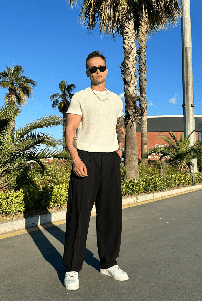 Premium Basic Oversize Kumaş Pantolon