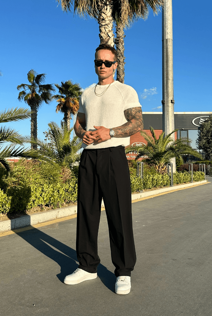 Premium Basic Oversize Kumaş Pantolon