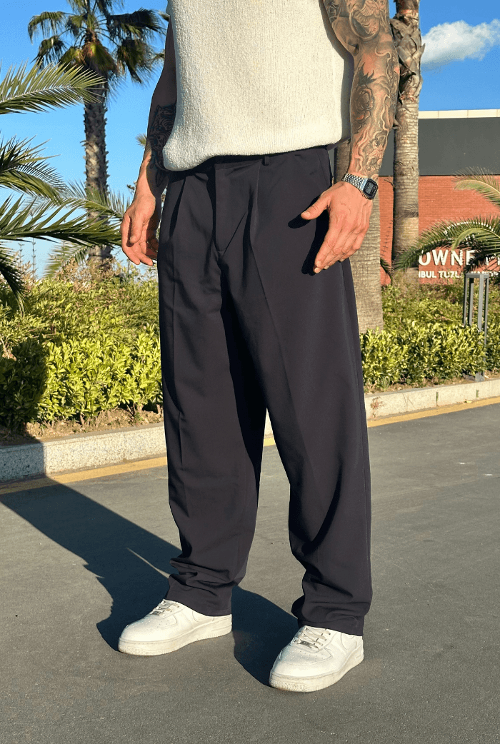 Premium Basic Oversize Kumaş Pantolon
