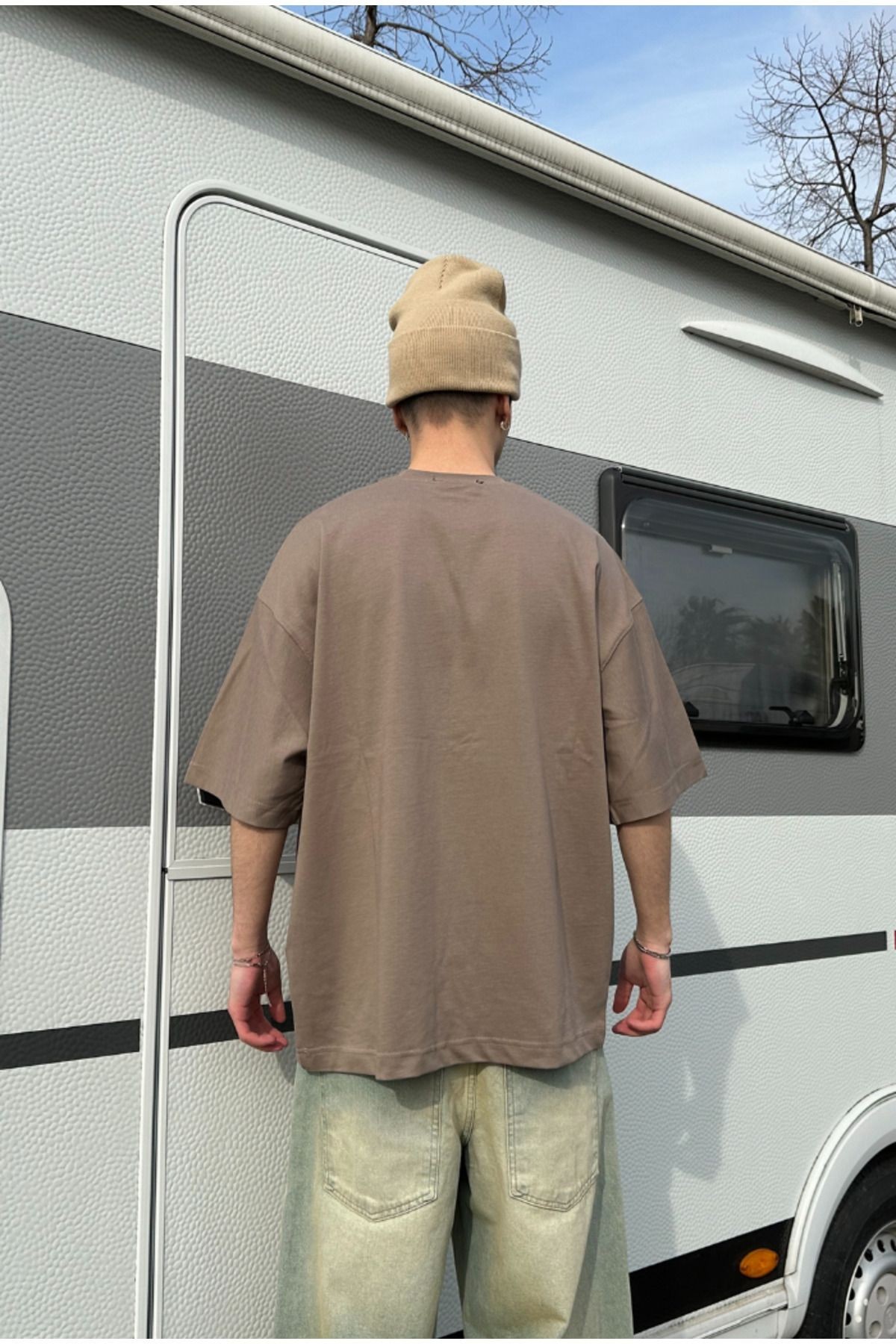 Serline Nakış Basic Oversize T-shirt